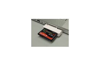 インターファームテクノロジー、最大30MB/秒のCF/MD専用高速ExpressCardアダプタ 画像
