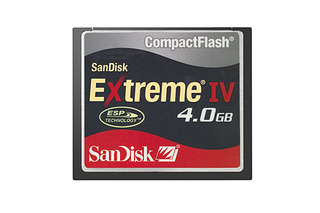 サンディスク、40Mバイト/秒のプロカメラマン向け超高速CFカード「Extreme IV」 画像