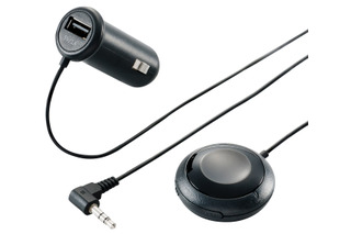 スマホのワイヤレス音楽再生・ハンズフリー通話・充電が可能な車載Bluetoothレシーバー 画像
