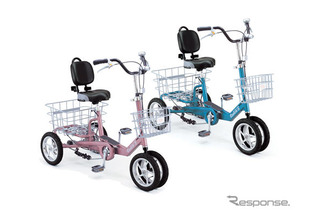 高齢者向けの4輪自転車を発売 画像