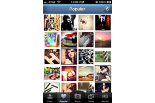 InstagramのiOS版がアップデート、Facebookタイムラインに対応 画像
