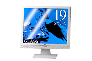 ロジテック、保護フィルタ付きの19型SXGA液晶ディスプレイ 画像