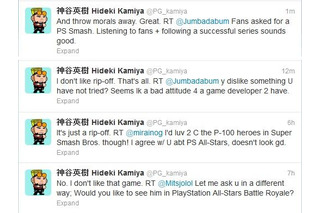 神谷英樹氏が『PlayStation All-Stars』は“パクリ”だとTwitterでツイート 画像