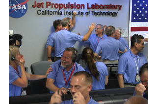 キュリオシティは着陸した……喜ぶNASAスタッフ［動画］ 画像