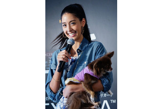 森泉が愛犬を連写……高速SDカードの体験イベント　8月23-26日 画像