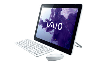 ソニー、液晶をフラットに傾斜させてタブレットのように利用できる一体型デスクトップ「VAIO Tap 20」ほか 画像