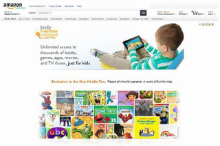 米アマゾン、子ども向け電子書籍サービス…月額4.99ドルで本・映画など見放題 画像