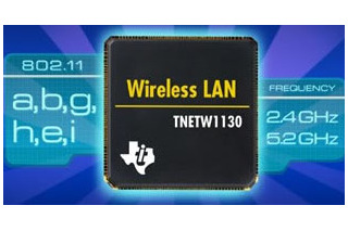 テキサスインスツルメンツ、IEEE802.11a/b/g自動対応の無線LANコントローラ「TNETW1130」を発表 画像