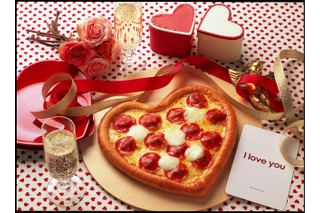 【バレンタイン】ハート型ピザ！ 今年も 画像