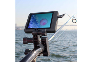 水中の魚を見ながら釣り！ 防水赤外線カメラ 画像