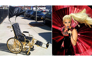 レディー・ガガ、ゴールド製車椅子を特注 画像