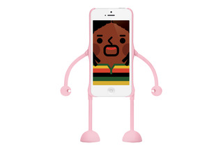 手足のついたiPhone 5ケース！ 顔を画面表示して遊べるフィギュアデザイン 画像