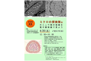 「ミクロの探検隊」参加者募集中　4月20日開催 画像