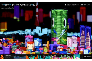 六本木ヒルズ10周年……プロジェクションマッピングを楽しめるサイト「TOKYO CITY SYMPHONY」公開 画像