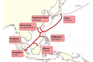 KDDI、光海底ケーブル「SJC」運用開始……アジア7か国と米国間を最短ルートで結び付け 画像