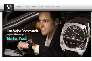 ボイス対応型スマートウォッチ「Martian Watches」が日本でも販売 画像