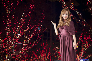 【クリスマス】板野友美がスノークイーン　六本木ヒルズイルミネーション 画像