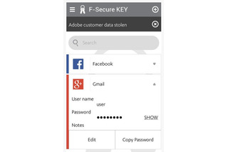エフセキュア、個人向けパスワード管理サービス「F-Secure Key」開始 画像
