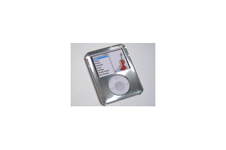 ブライトンネット、キラキラ光るアルミヘアライン加工の第3世代iPod nano専用クリスタルケース 画像