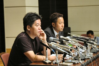 [更新] 「ベンチャー企業の経営ノウハウをプロ野球球団にも」　〜ライブドア、球団買収交渉について記者発表 画像