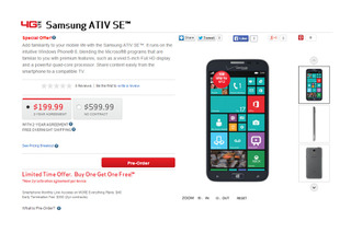サムスン、OSにWindows Phone 8を搭載した5型「ATIV SE」……「GALAXY S4」と同等のスペック 画像