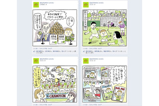 結末不明の逆回転物語!?……ゼスプリ公式Facebookに1日1コママンガ 画像