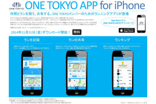 東京マラソン公式ランニングアプリが登場！ 画像