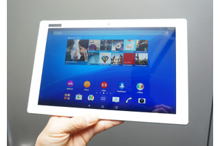 【MWC 2015 Vol.30】ソニー、10型タブレットで世界最薄・最軽量の「Xperia Z4 Tablet」発表 画像