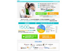 専門学生に特化した逆求人就職サービス「WorKuru」がスタート 画像