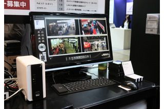 PoE対応で簡単導入が可能、小規模店舗向け監視カメラシステム 画像