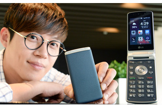 LG、2つ折りでタッチ対応のガラケー型スマートフォン「LG Gentle」発表 画像