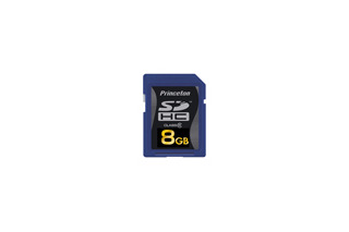 プリンストン、容量8GBのClass6対応SDHCメモリーカード——実売9,980円 画像