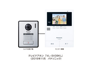 パナソニック、SDカードに最大3,000件の動画を記録できるテレビドアホンを発売 画像