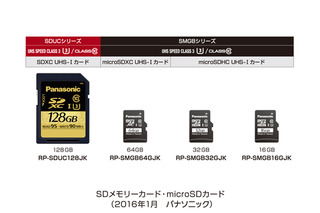 6つの耐久性能と高速データ転送を誇るSD/MicroSDカードシリーズ、パナソニックが発売 画像