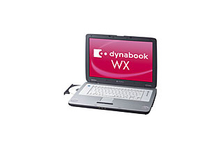 東芝、17型ワイド液晶とDVDスーパーマルチドライブ搭載の「dynabook WX」 画像