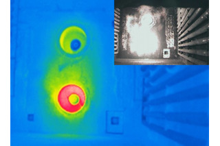 焼却炉内の設備点検や事故防止を可能にする赤外線サーモカメラ 画像