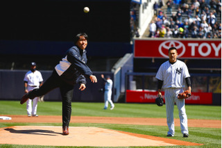 松井秀喜、ヤンキース開幕戦で始球式…もはやレジェンド 画像