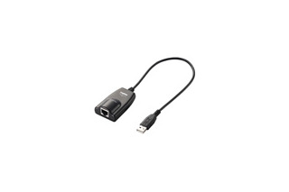 USB接続タイプのコンパクトなギガビット対応有線LANアダプタ 画像