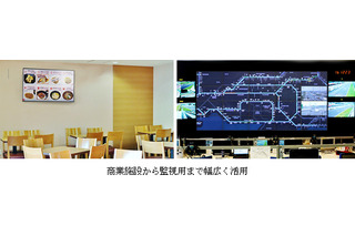 東芝、24時間連続稼働対応の業務用液晶ディスプレイ 画像