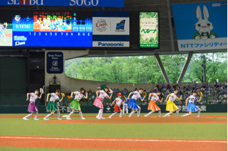 私立恵比寿中学と本田紗来が始球式…「夢がもうひとつできた」 画像