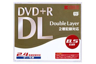リコー、8.5Gバイトの片面2層式DVD+Rディスク 画像