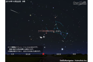 オリオン座流星群、21日未明にピーク 画像