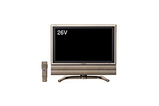 シャープ、地上・BS・110度CSデジタルチューナーを内蔵した薄さ9.9cmの26V型液晶TV 画像