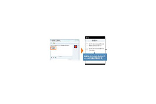 マイクロソフト、Windows Live Messengerから携帯メールとのメッセージ交換が可能な「メッセメール」 画像