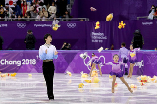 フィギュア羽生選手、演技終了後のプーさんがすごいと話題に 画像