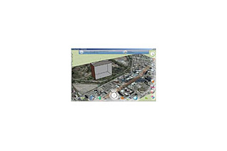 マイクロソフト、「Live Search 地図検索」に3Dモデル作成機能を追加〜立体的なオリジナル地図が作成可能に 画像