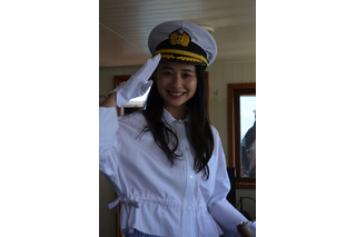 『わろてんか』に出演中の堀田真由、びわ湖遊覧船の一日船長に就任 画像