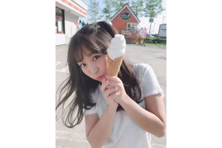 大原優乃、ソフトクリームからかわいすぎるひょっこりはん！ 画像