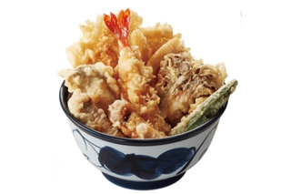 天丼てんや、松茸とかきが同時に楽しめる「松茸とかきの天丼」を発売 画像