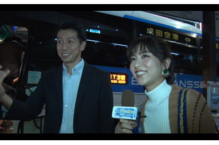 石川恋がバスターミナルでインタビューに初挑戦！ 画像